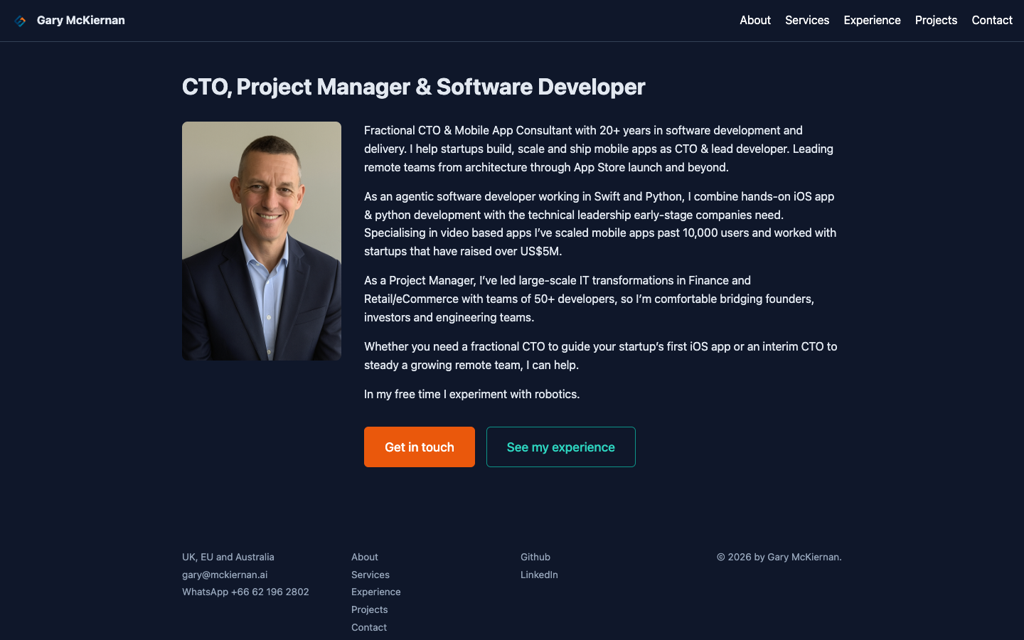 mckiernan.ai Website - Case Study